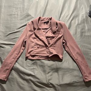 Pink blazer